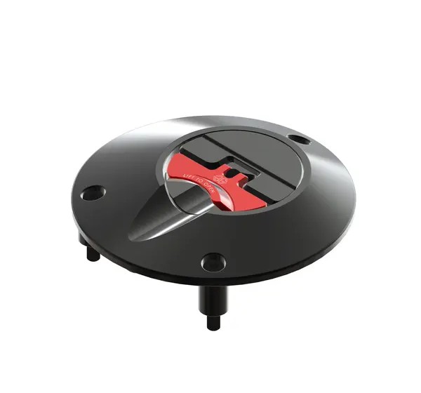 GILLES TOOLING Tankdeckel - FUEL CAP VER. 2 BLACK /RED SUZ