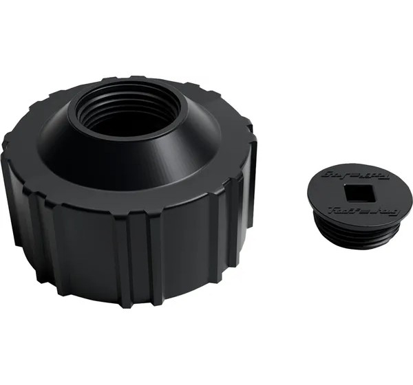 TUFF JUG Montagematerial & Zubehör - STANDARD CAP AND PLUG BLACK