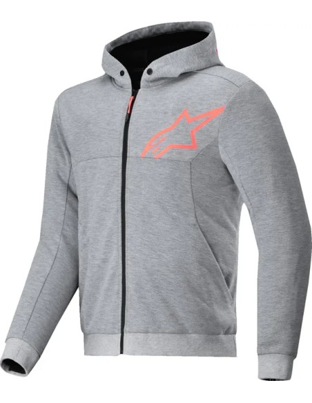 ALPINESTARS (ROAD) Jacken - JACKET/HOODIE CHROME V2 GRY/RE