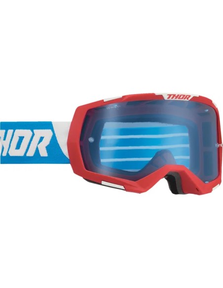 THOR Motorradbrillen - GOGGLE REGIMENT RD/WH/BL