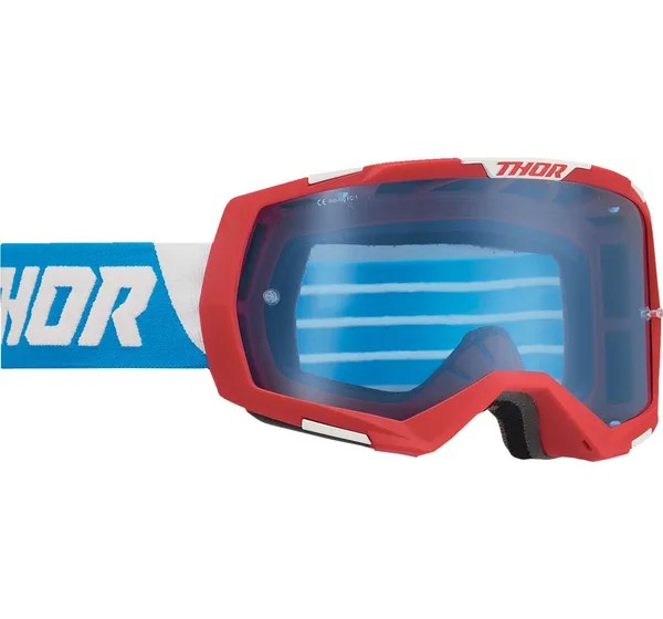THOR Motorradbrillen - GOGGLE REGIMENT RD/WH/BL