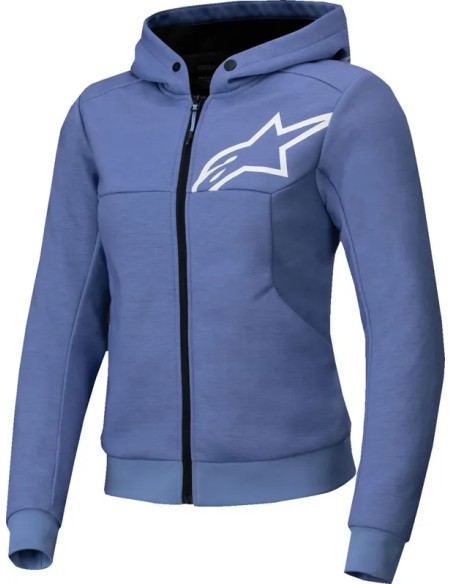 ALPINESTARS (ROAD) Jacken - JACKET/HOODIE 4W CHROME V2 BLU