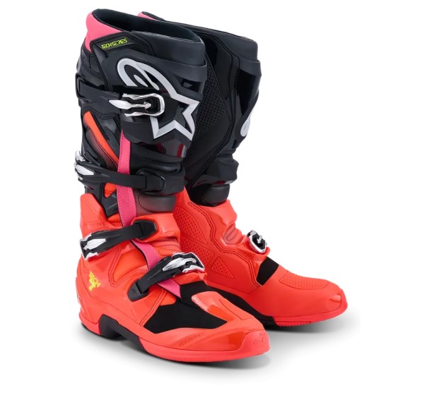 ALPINESTARS(MX) Offroad - BOOT TECH 7 BLK/RD FLUO/PINK 1