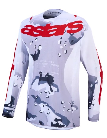 ALPINESTARS(MX) Jerseys - JERSEY RACER AIR LONE GY/CAM/W