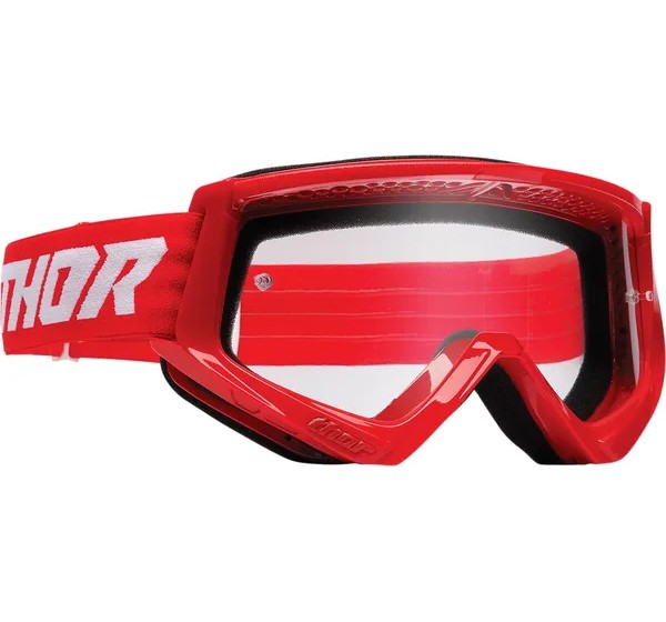 THOR Motorradbrillen - GOGGLE COMBAT RACER RD/WH
