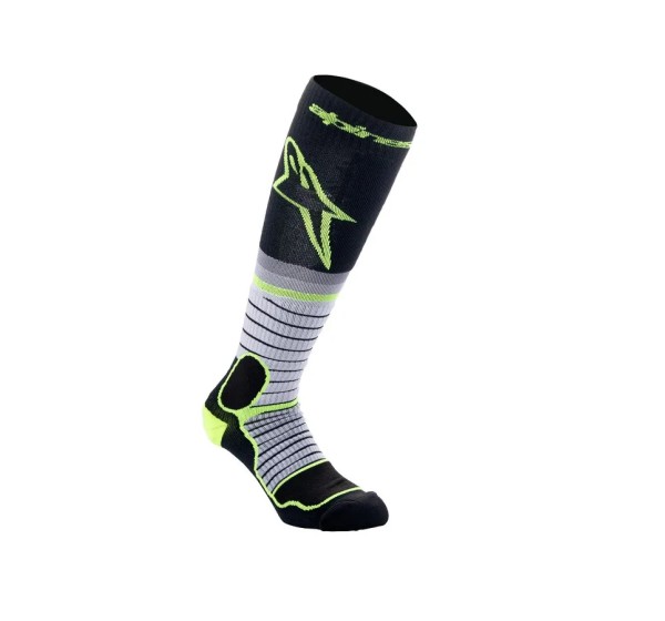 ALPINESTARS Socken - SOCK MX PRO BLK/GY/YLW L