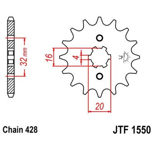 JT SPROCKETS Ritzel & Kettenräder - Detailansicht