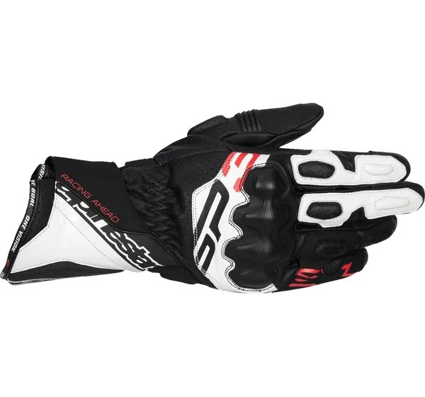 ALPINESTARS Straße - GLOVE SP-3 BLK/WHT/RD FLUO 2X