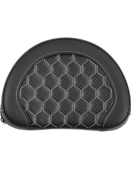 SADDLEMEN Sitzbankbezüge & -polster - PAD BR CONTOURED HC WHT STITCH