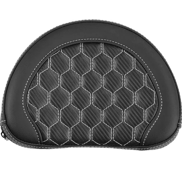 SADDLEMEN Sitzbankbezüge & -polster - PAD BR CONTOURED HC WHT STITCH