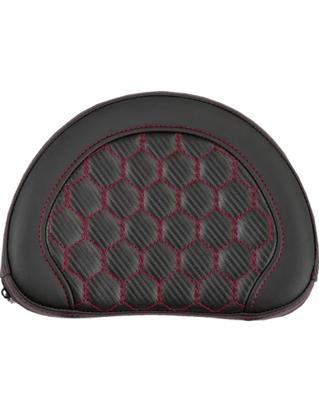 SADDLEMEN Montagematerial & Zubehör - PAD BR CONTOURED HC RED STITCH