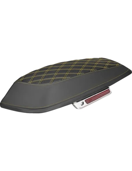 SADDLEMEN Satteltaschen - COVER SADDLEBAG CF LS GLD STIT