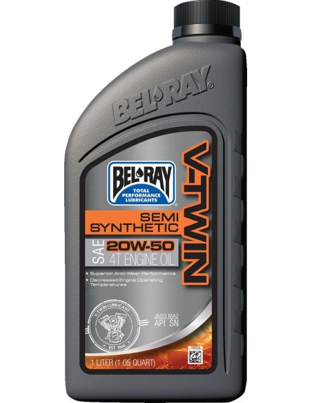 BEL-RAY Öl- und Schmierstoffe - OIL VTWIN SEMI 20W50 1L