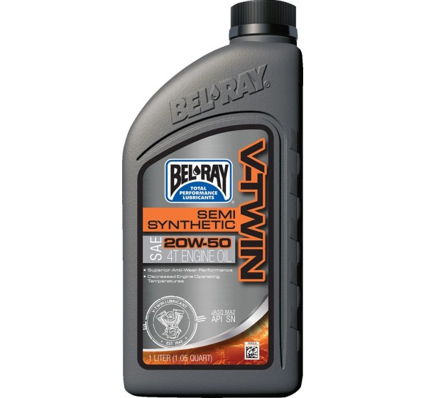 BEL-RAY Öl- und Schmierstoffe - OIL VTWIN SEMI 20W50 1L