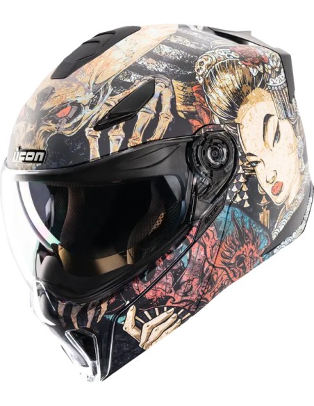 ICON Modular - HELMET THRESHOLD ODOKURO BLACK
