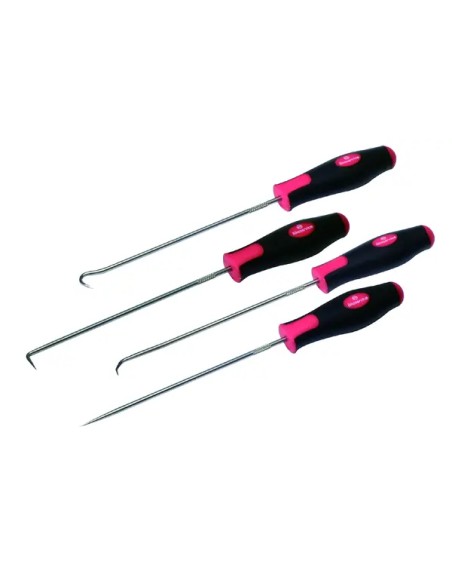 BIKESERVICE Tools - PICK AND HOOK SET LONG 4PCS