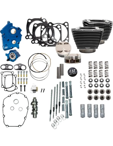 S&ampS CYCLE Komplett-Überholsätze für Harley Davidson FLHTK 1868 ABS 2019-2023