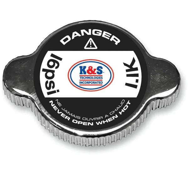K&S TECHNOLOGIES Kühlsysteme - RADIATR CAP STD CHR 16PSI