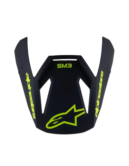ALPINESTARS Visiere & Blenden - VISOR SM3 RADIUM BLACK/YELLOW