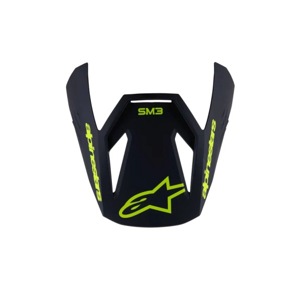 ALPINESTARS Visiere & Blenden - VISOR SM3 RADIUM BLACK/YELLOW