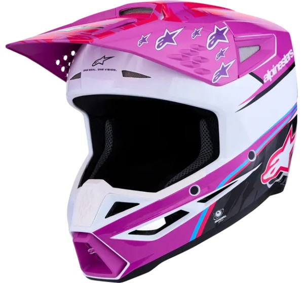 ALPINESTARS(MX) Offroad - HELMET SM3 FALCON PUR/WHT/PNK