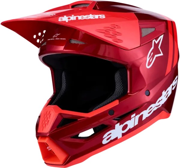 ALPINESTARS Offroad - HELMET SM3 RADIUM RED/WHT 2X