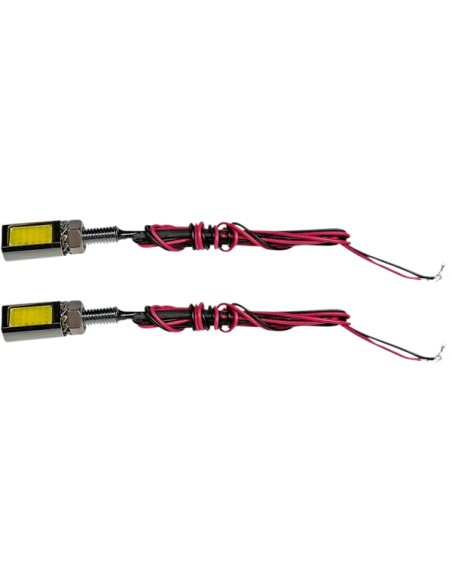CUSTOM DYNAMICS Kennzeichen - LED TAG BOLTS WITH WHITE LICEN