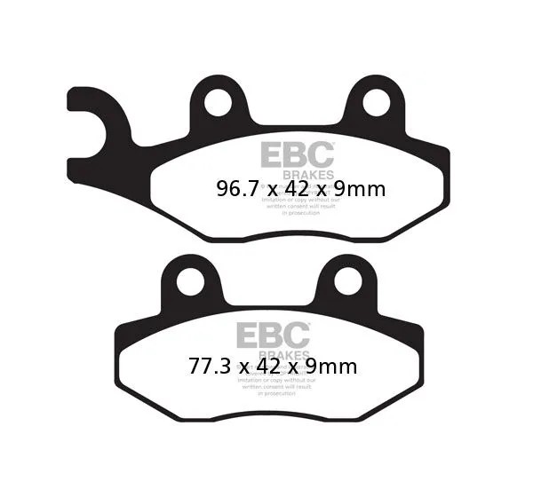 EBC Bremsbeläge & Bremsbacken für SUZUKI AN 400 ABS 2009-2020