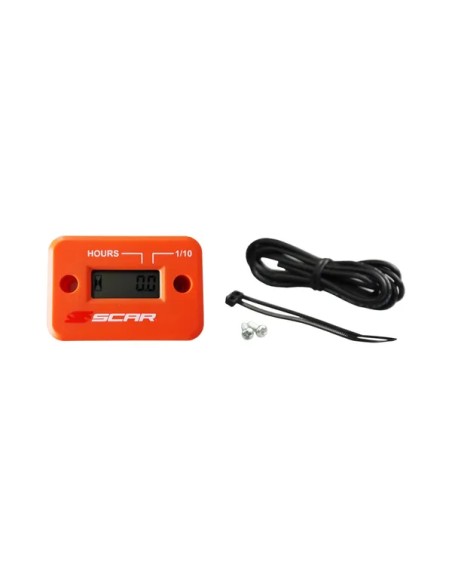 SCAR RACING Anzeigeninstrumente - HOUR METER OR