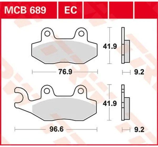 TRW Bremsbeläge & Bremsbacken für KYMCO VITALITY 50 2T 2004-2017