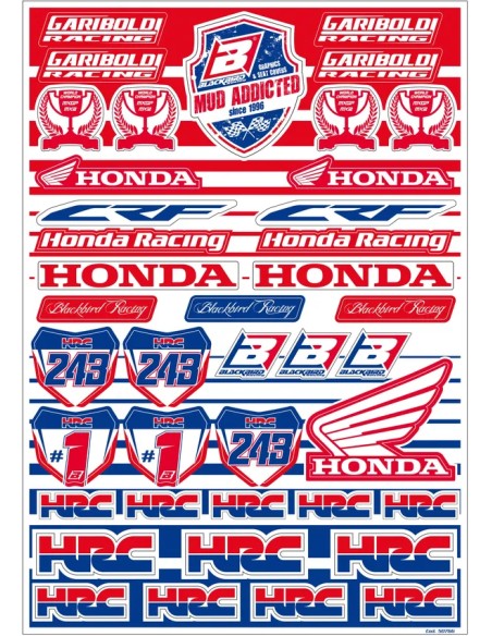 BLACKBIRD RACING Dekorsätze & Aufkleber - DECAL LOGO KIT GAR PVC