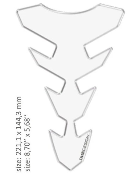 ONEDESIGN Tanks, Tankabdeckungen & -polster - TANK PAD SLIM TRANSPARENT