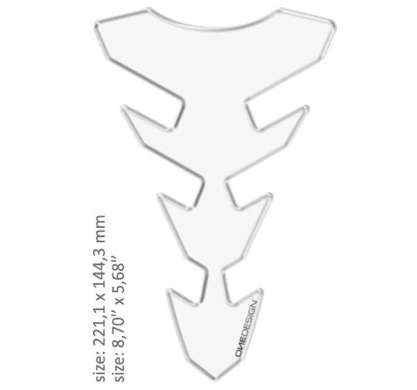 ONEDESIGN Tanks, Tankabdeckungen & -polster - TANK PAD SLIM TRANSPARENT
