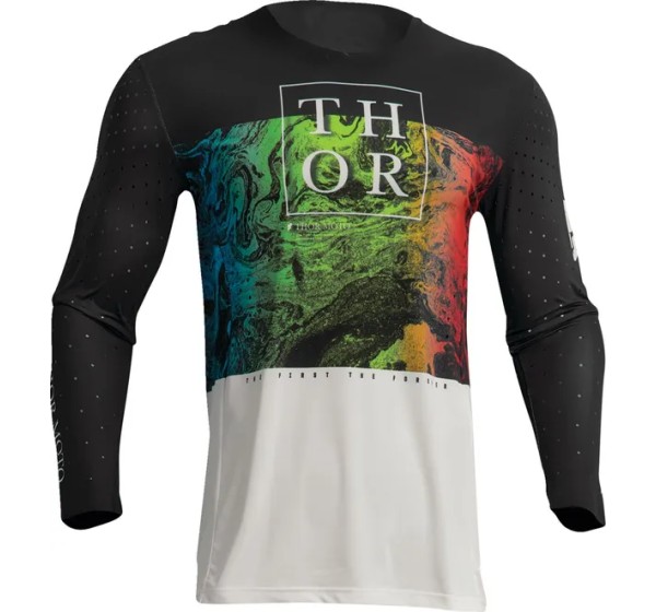 THOR Jerseys - JRSY PRIME MELTR BK/WH XL