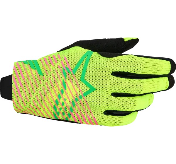 ALPINESTARS(MX) Offroad - GLOVES RADAR PRO GRN/YELL/PNK