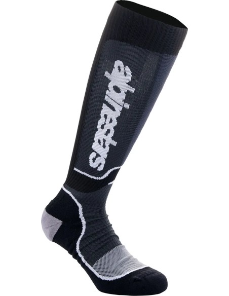 ALPINESTARS(MX) Socken - SOCK MX PLUS BLACK/WHITE L