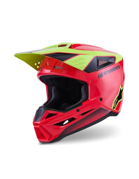 ALPINESTARS(MX) Offroad - HELMET SM3 FRAY RED/YL/BLK 2X