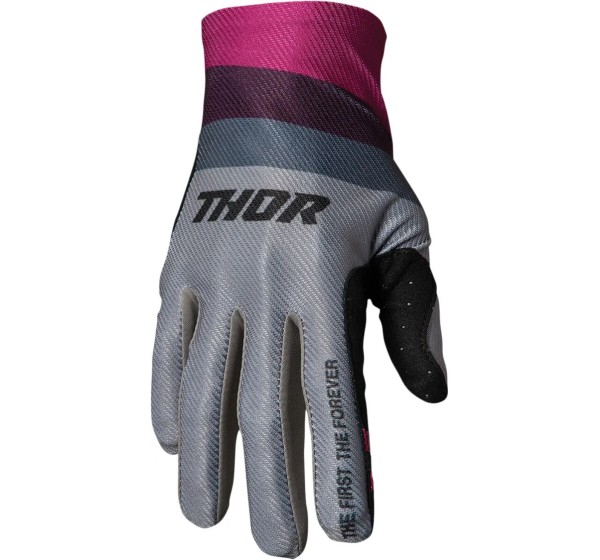 THOR Handschuhe - GLOVE ASSIST REACT GY/PU 2X