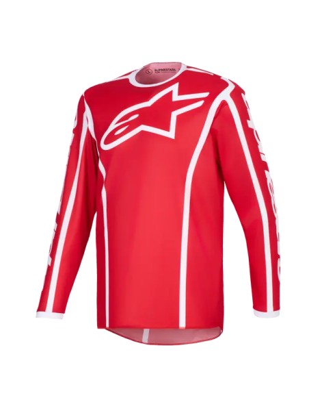 ALPINESTARS(MX) Jerseys - JERSEY FLUID APEX RED/WHITE L