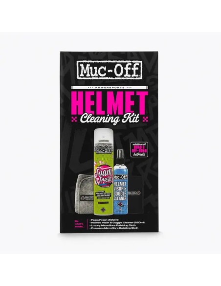 MUC-OFF Reinigungsmittel & Politur - HELMET CLEANING KIT