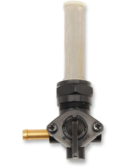 DRAG SPECIALTIES Montagematerial & Zubehör - PETCOCK BLACK 22MM LEFT