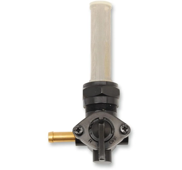 DRAG SPECIALTIES Montagematerial & Zubehör - PETCOCK BLACK 22MM LEFT