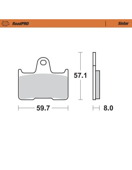 MOTO-MASTER Bremsbeläge & Bremsbacken für KAWASAKI ZZR 1400 ABS 2006-2020