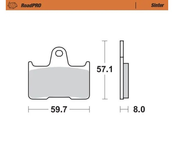 MOTO-MASTER Bremsbeläge & Bremsbacken für KAWASAKI ZZR 1400 ABS 2006-2020