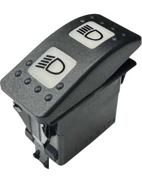 CUSTOM DYNAMICS Montagematerial & Zubehör - SWITCH ROCKER 3 POSITION LIGHT