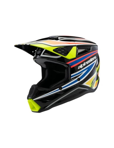 ALPINESTARS(MX) Offroad - HELMET YTH SM3 WURX BLK/YL/B Y