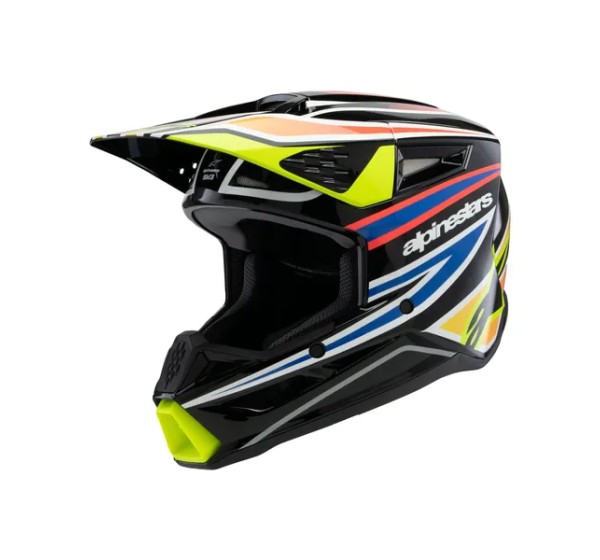 ALPINESTARS(MX) Offroad - HELMET YTH SM3 WURX BLK/YL/B Y