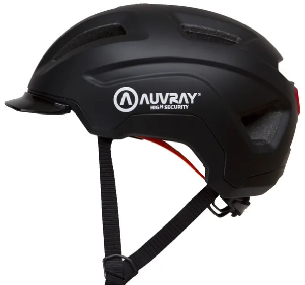 AUVRAY Open Face Helm - CITY HELMET BLACK L