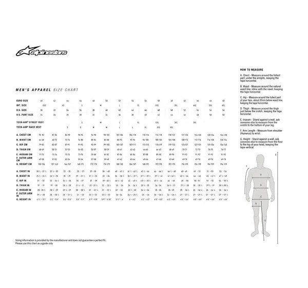 ALPINESTARS Jacken - Einbaubeispiel