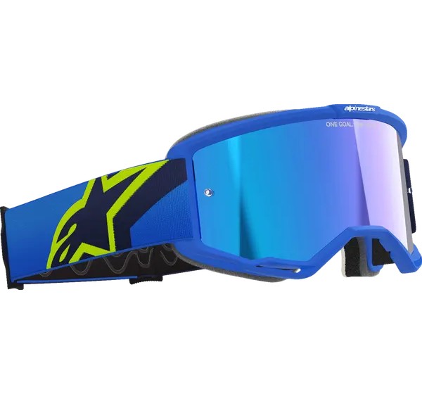 ALPINESTARS GOGGLES Motorradbrillen - GOGGLE VISION 5 CORP BLUE/YLW
